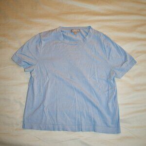 J.Crew Light Blue Crewneck Short Sleeve Tee Size S